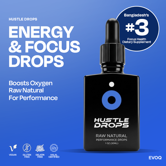Hustle Drops by Evoq - Improve Breathing