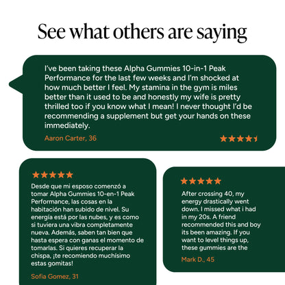 Alpha Shilajit Gummies - Last Longer in Bed