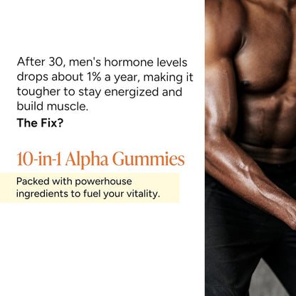 Alpha Shilajit Gummies - Last Longer in Bed